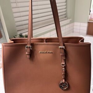 Michael Kors Brown Leather Tote